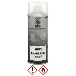 Army Farbspray, KLARLACK, matt, 400 ml