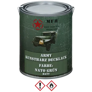 Army Lack, NATO GRÜN, matt, Dose, 1 l