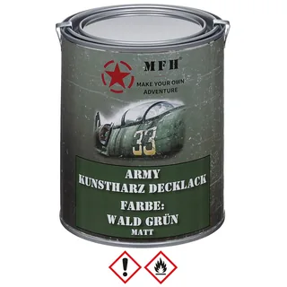 Army Lack, WALD GRÜN, matt, Dose, 1 l