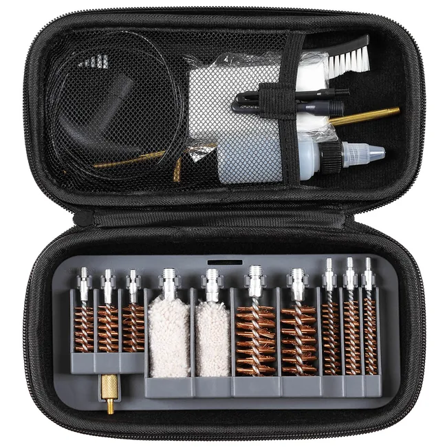 Reinigungsset, für Gewehr, Multikaliber, Etui