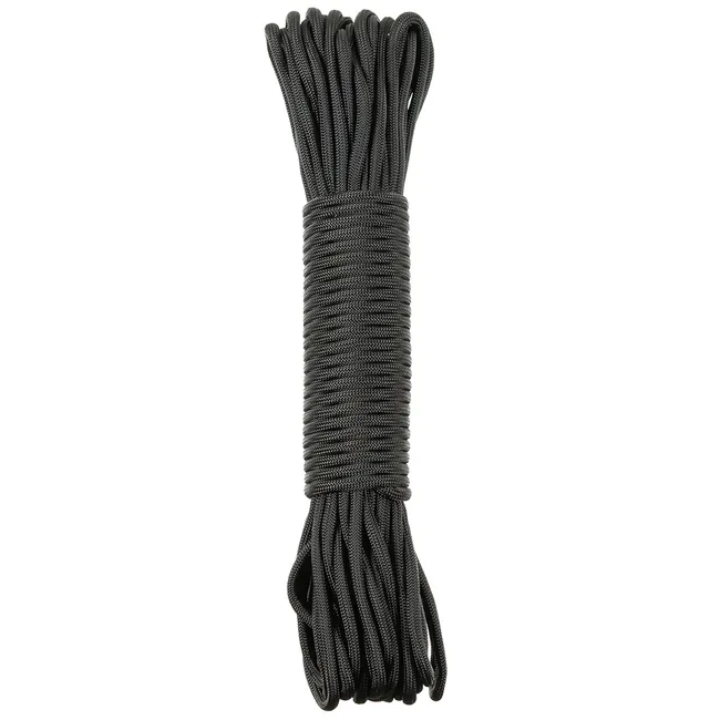 Fallschirmleine, schwarz, 50 FT, Nylon