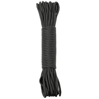 Fallschirmleine, schwarz, 50 FT, Nylon
