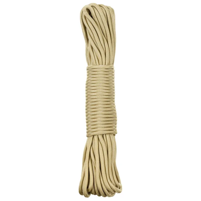Fallschirmleine, coyote tan, 50 FT, Nylon