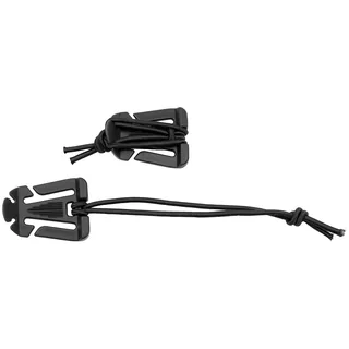 Clip mit Gummiband, "MOLLE", schwarz, 2er Pack