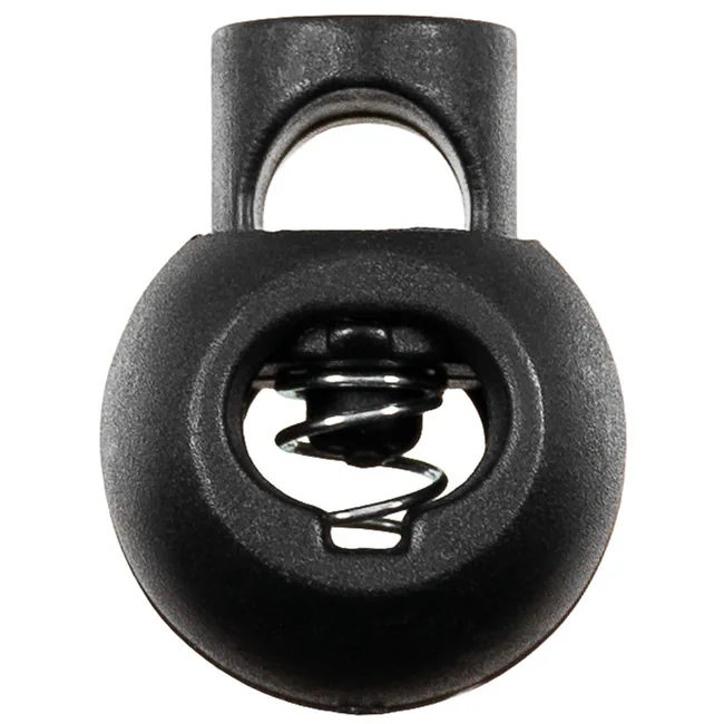 Kordelstopper, schwarz, 10 Stk. im Pack