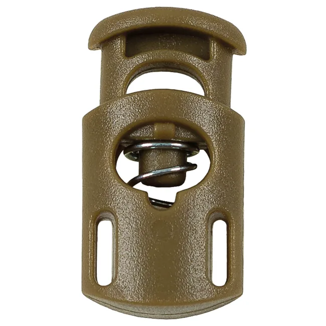Kordelstopper, coyote tan, 10 Stk. im Pack