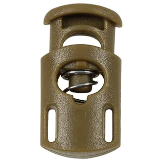 Kordelstopper, coyote tan, 10 Stk. im Pack