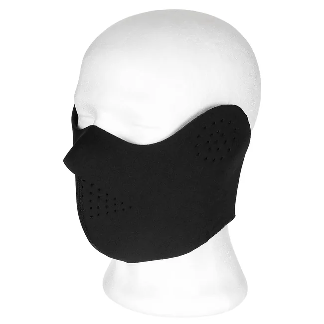 Gesichtsschutz-Maske, schwarz, winddicht