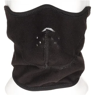 Kälteschutzmaske, Fleece, schwarz, winddicht, wendbar