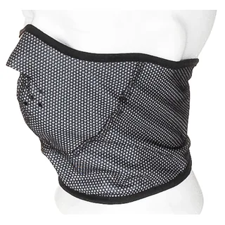Kälteschutzmaske, Fleece, schwarz, winddicht, wendbar