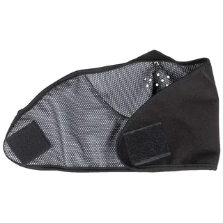 Kälteschutzmaske, Fleece, schwarz, winddicht, wendbar