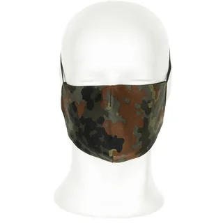 Mund- und Nasenmaske, flecktarn