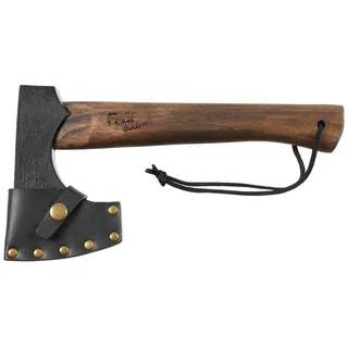 Axt, "Viking", Holzstiel, Lederscheide