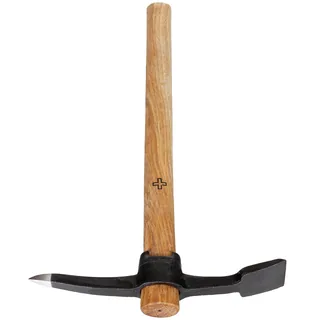 Schweiz. Pionierpickel, mit Holzstiel
