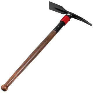 Pickel, klappbar, mit Holzstiel