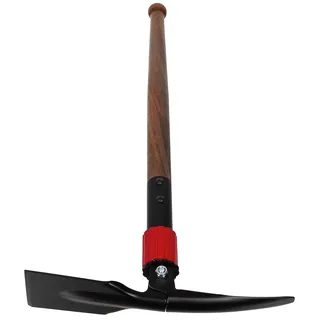Pickel, klappbar, mit Holzstiel