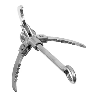 Wurfanker, Metall, klappbar, mit Seil