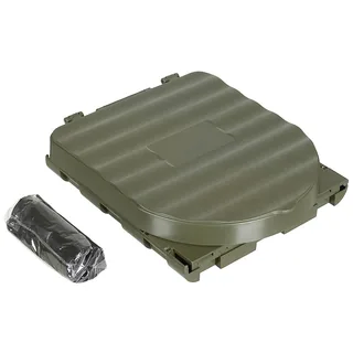 Campingtoilette, faltbar, oliv
