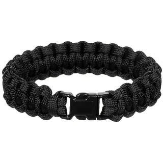 Armband, "Parachute Cord", schwarz, Breite ca. 1,9 cm