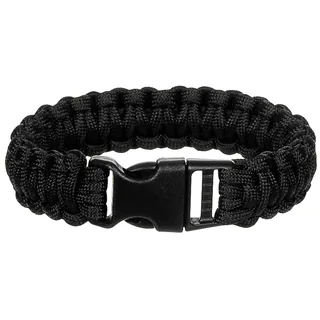 Armband, "Parachute Cord", schwarz, Breite ca. 2,3 cm