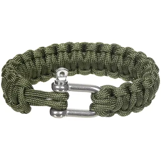 Armband, "Parachute Cord", oliv, Breite ca. 2,3 cm