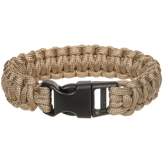 Armband, "Parachute Cord", coyote tan, Breite ca. 2,3 cm
