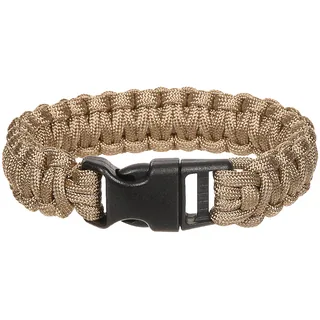 Armband, "Parachute Cord", coyote tan, Breite ca. 2,3 cm