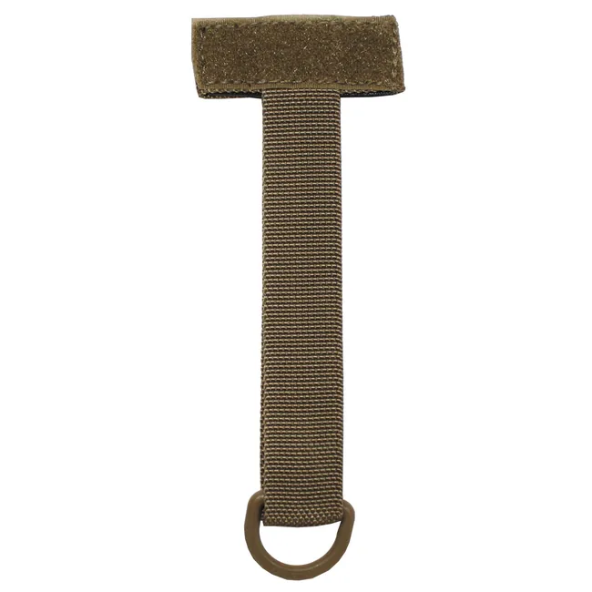 Schlüsselhalter, coyote tan, "MOLLE" Adapter