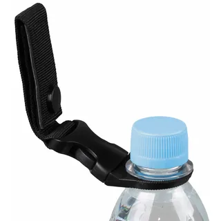 Flaschenhalter, schwarz, für Gürtel und "MOLLE"-System