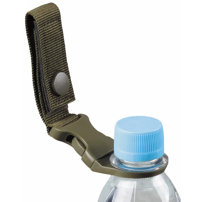 Flaschenhalter, oliv, für Gürtel und "MOLLE"-System