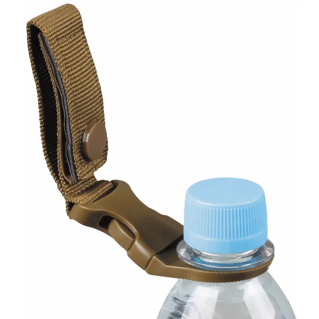 Flaschenhalter, coyote tan, für Gürtel und "MOLLE"-System