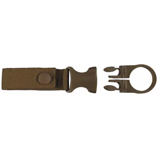 Flaschenhalter, coyote tan, für Gürtel und "MOLLE"-System