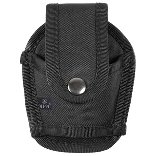 Handschellenetui, Nylon, offen, schwarz