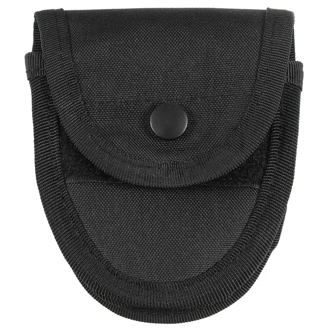 Handschellenetui, Nylon, mit Klett, schwarz