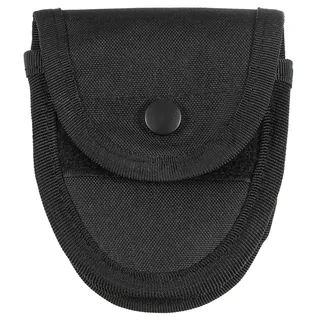 Handschellenetui, Nylon, mit Klett, schwarz