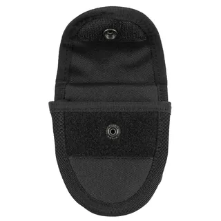 Handschellenetui, Nylon, mit Klett, schwarz