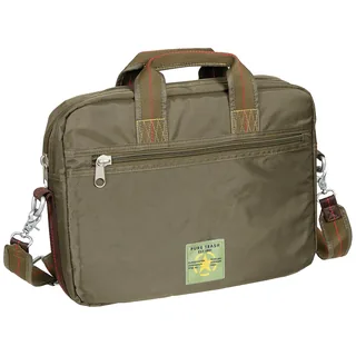 Handtasche, "PT", groß, Karabinerhaken, oliv
