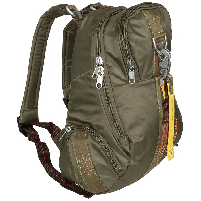 Rucksack, "PT", klein, Karabinerhaken, oliv