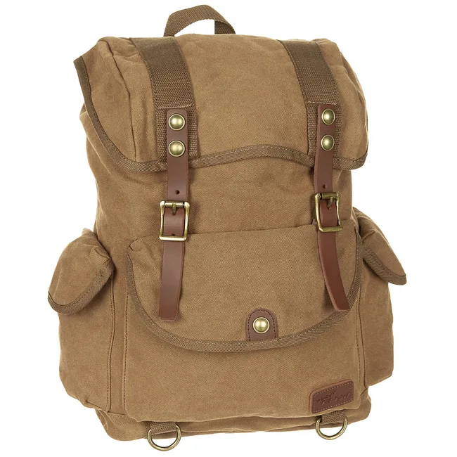 Rucksack, Canvas, "PT", braun