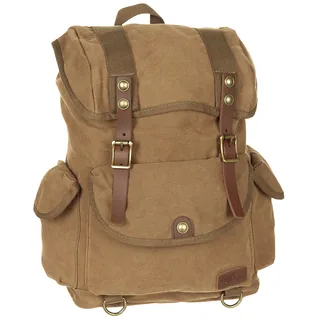 Rucksack, Canvas, "PT", braun