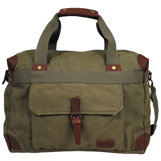 Handtasche, Canvas, "PT", oliv
