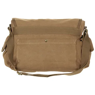 Handtasche, Canvas, "PT", braun