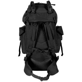 BW Kampfrucksack, "MOLLE", 65 l, Alu-Aussteifung, schwarz