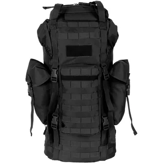 BW Kampfrucksack, "MOLLE", 65 l, Alu-Aussteifung, schwarz