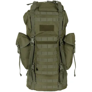 BW Kampfrucksack, "MOLLE", 65 l, Alu-Aussteifung, oliv