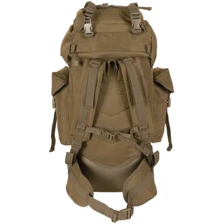 BW Kampfrucksack, "MOLLE", 65 l, Alu-Aussteifung, coyote