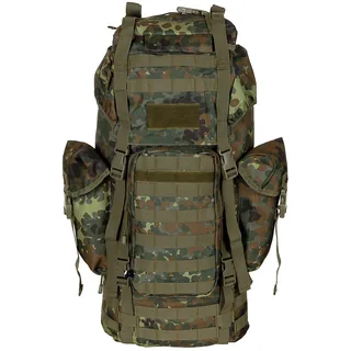 BW Kampfrucksack, "MOLLE", 65 l, Alu-Ausst., flecktarn
