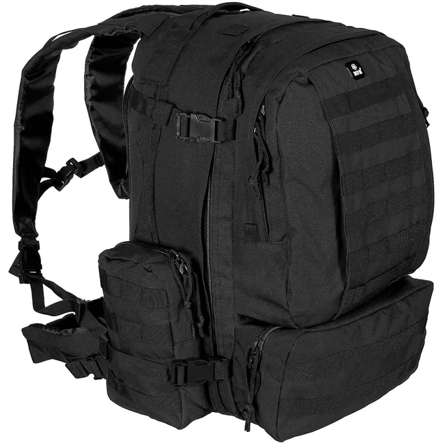 Ital. Rucksack, schwarz, "Tactical-Modular"