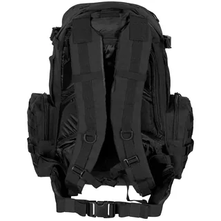 Ital. Rucksack, schwarz, "Tactical-Modular"