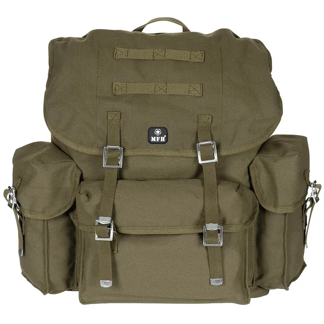 BW Rucksack, oliv, Canvas